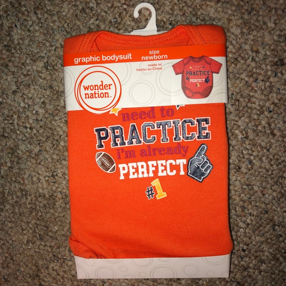 Newborn boy onesie .